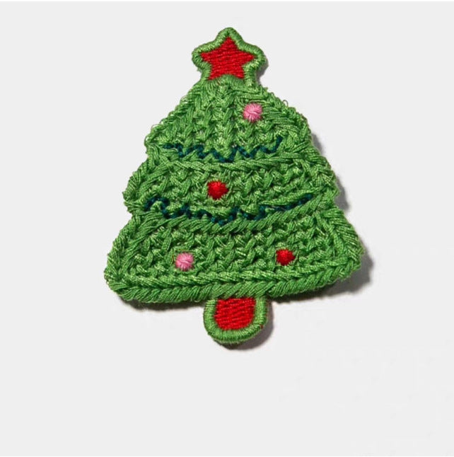 Wholesale Christmas Woolen Knitted Hair Clips